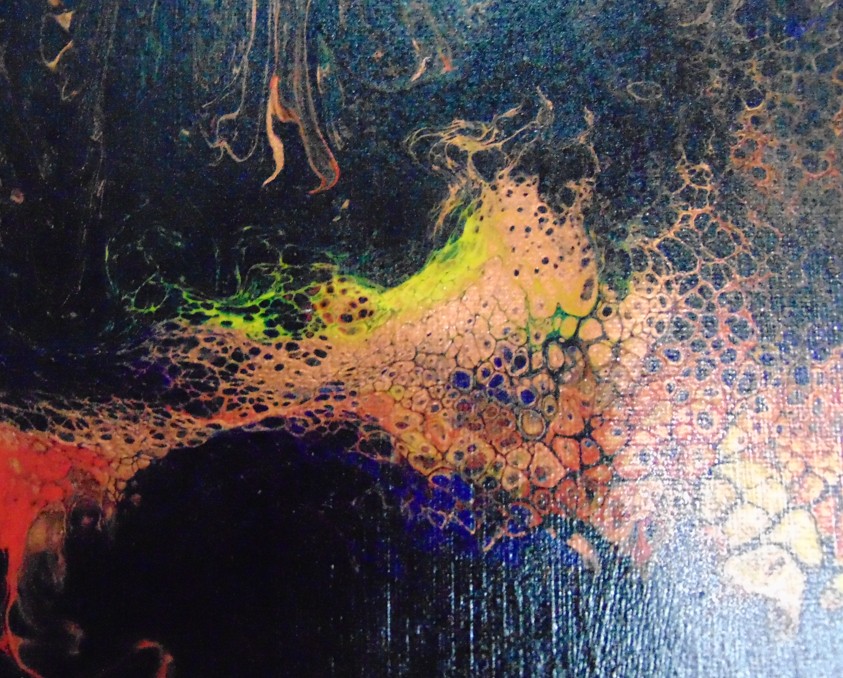 Swaying Flames Two-Panel Painting: Vibrant Fire Art