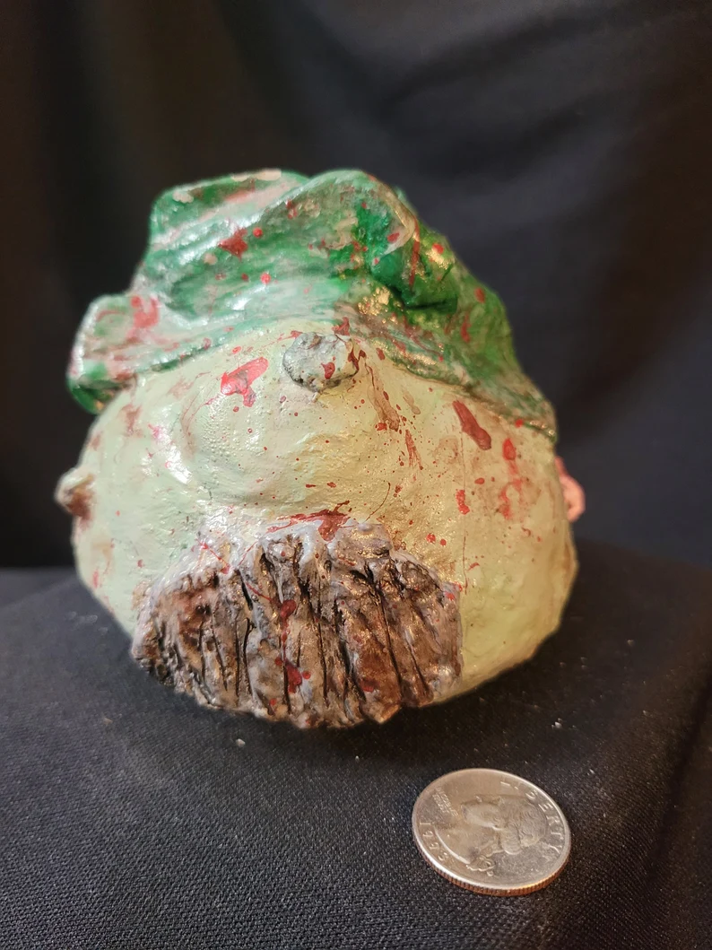 Concrete Zombie Gnome Figurine - aka - "Ankelbitter"